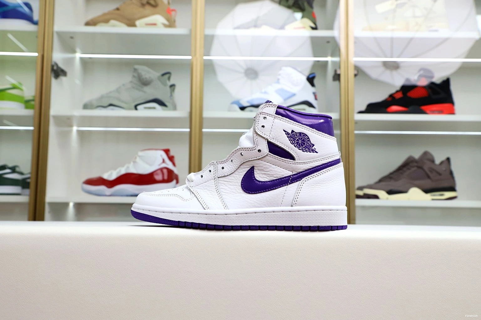 OG 1 Court High Air Jordan Purple 0726